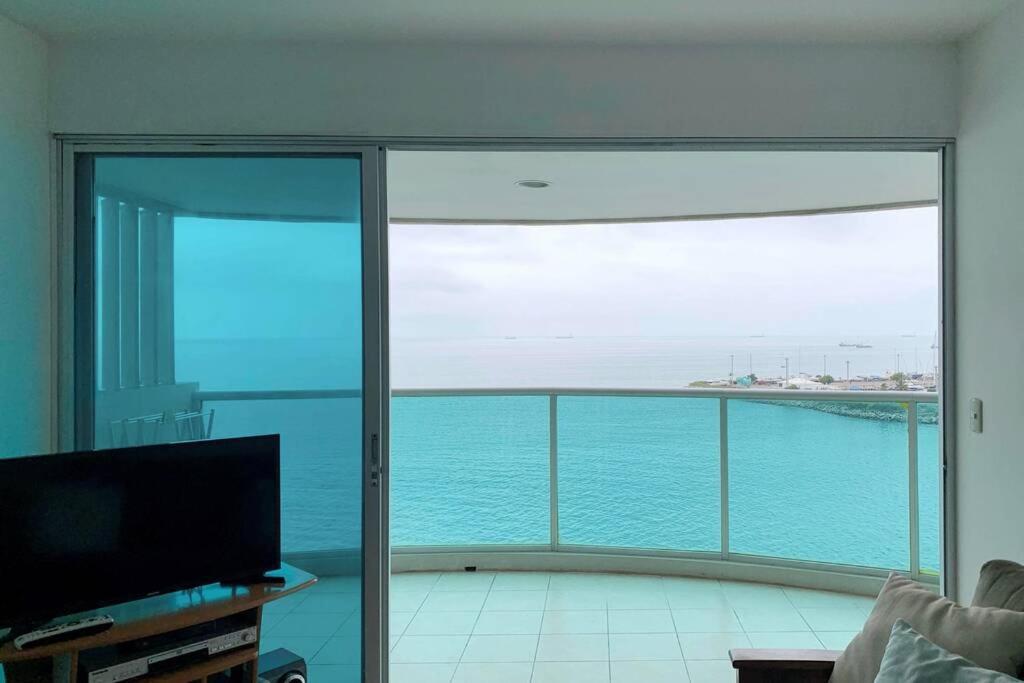 Dpto. Privado Frente Al Mar Con Vista Espectacular Apartment Salinas  Exterior foto