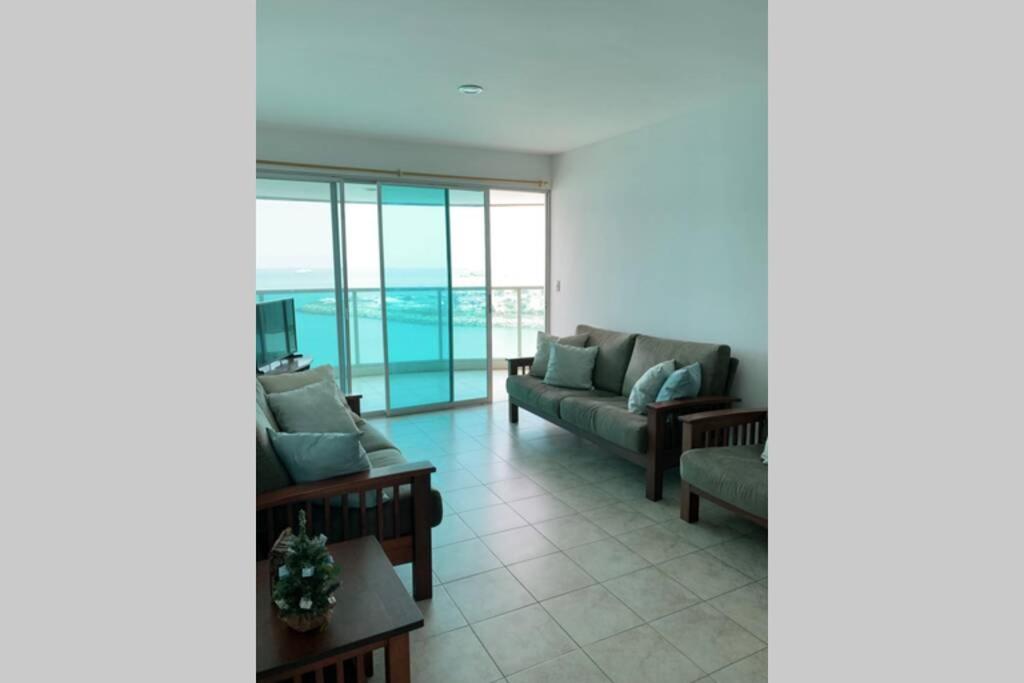 Dpto. Privado Frente Al Mar Con Vista Espectacular Apartment Salinas  Exterior foto